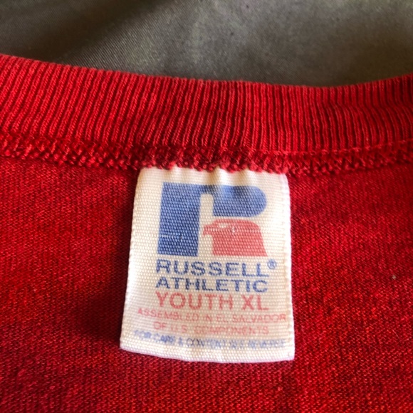 Red University of Arizona Short Sleeve Youth XL - Picture 5 of 6